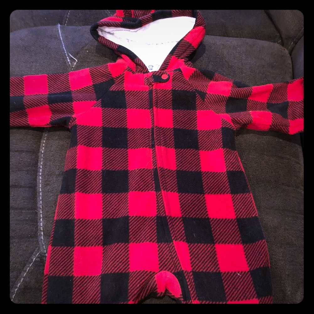 Garanimals buffalo plaid infant snow suit